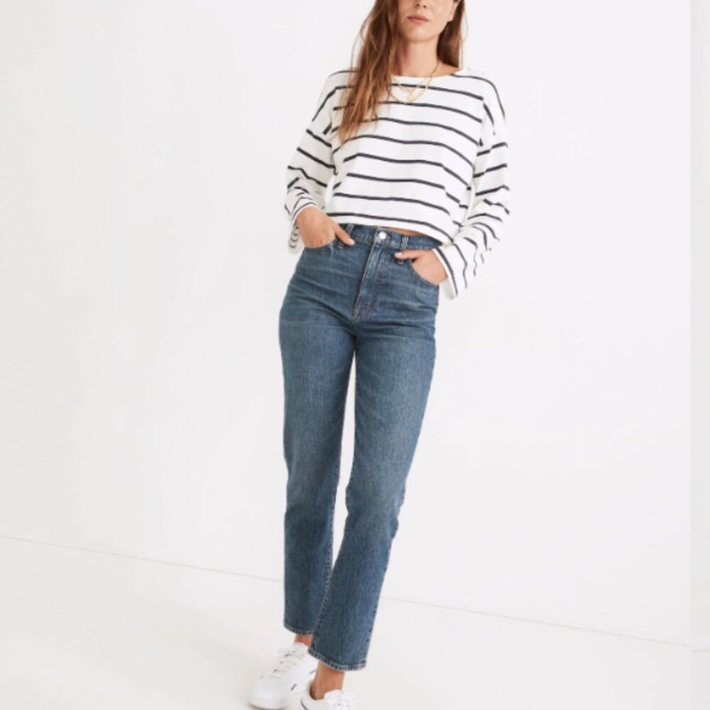 Madewell Classic Straight Jeans in Corson Wash